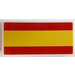 LEGO Tile 2 x 4 with Spain Flag Sticker (87079)