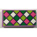 LEGO Tile 2 x 4 with Stained Glass Sticker (87079)