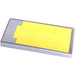 LEGO Tile 2 x 4 with Yellow decoration Sticker (87079)