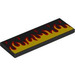 LEGO Tile 2 x 6 with Flames (69729 / 105283)