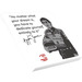 LEGO Laatta 4 x 4 jossa &#039;Ayrton Senna&#039; Signature, Quote ja Image Tarra (1751)