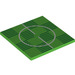 LEGO Tile 6 x 6 with Football pitch center with Bottom Tubes, Textured Top (10202 / 66747)