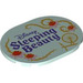 LEGO Tile 6 x 8 with Rounded Ends with &quot;Disney Sleeping Beauty&quot; (65474 / 104299)