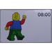 LEGO Time-teaching activity cards 08:00