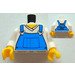 LEGO Torso Blue Overalls with 2011 The LEGO Store Pleasanton, CA Pattern On back (973)