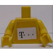 LEGO Town Torso with &#039;.T...&#039; (Telekom) Sticker (973)