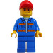 LEGO Trattore Autista con Smirk e Basamento Barba Minifigure