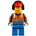 LEGO Tractor Worker Minifigur