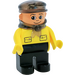 LEGO Zug Conductor mit Gelb oben Duplo Abbildung
