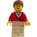 LEGO Tog Passager med Sweater Minifigur