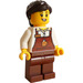 LEGO Treno Station Barkeeper Minifigure