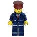 LEGO Train Station Conductor Minifigurine