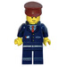 LEGO Train Station Conductor Minifigure