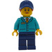 LEGO Zug Station Employee Minifigur