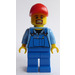 LEGO Training Jet Transporter Truck Driver Minifigure