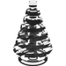 LEGO Durchscheinendes Weiß Pine Baum (Klein) 3 x 3 x 4 (2435)