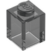 LEGO Transparent Black  Brick 1 x 1 (3005 / 30071)