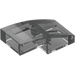 LEGO Transparent Black  Slope 1 x 2 Curved (3593 / 11477)