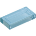 LEGO Transparent Blue Opal Tile 1 x 2 with Groove (3069)