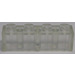 LEGO Transparent Brick 1 x 4 with Vertical Frosted Lines