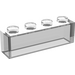 LEGO Transparent Brique 1 x 4 sans Tubes inférieurs (3066 / 35256)