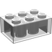 LEGO Transparent Brick 2 x 3 (3002)