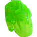 LEGO Transparent Bright Green Bionicle Head Base (64262)