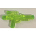 LEGO Transparant Heldergroen Blaster Gun - Kort  (58247)