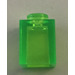 LEGO Vert brillant transparent Brique 1 x 1