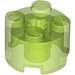 LEGO Vert clair transparent Brique 2 x 2 Rond (3941 / 6143)