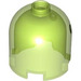 LEGO Vert clair transparent Brique 2 x 2 x 1.7 Rond Cylindre avec Dome Haut avec Yeux (Goujon de sécurité) (30151 / 102971)