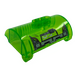 LEGO Transparent Bright Green Cylinder 3 x 8 x 5 Half with 3 Holes with &#039;LOCK&#039; and Pipes Sticker (15361)