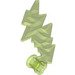 LEGO Vert clair transparent Lightning Bolt avec Essieu Trou (2149)