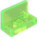LEGO Vert clair transparent Panneau 1 x 2 x 1 avec coins arrondis (4865 / 26169)