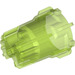 LEGO Transparent Bright Green Tube Ø32 with Cross Hole (87826)