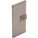 LEGO Transparent Brown Black Door 1 x 3 x 6 (80683)