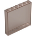 LEGO Transparent Brown Black Panel 1 x 6 x 5 (35286 / 59349)