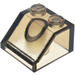 LEGO Transparent Brown Black Slope 2 x 2 (45°) (3039)
