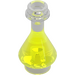 LEGO Transparent Conical Flask with Transparent Neon Green Fluid (38029 / 93549)