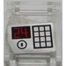 LEGO Transparant Container Doos 2 x 2 x 2 Deur met Sleuf met Keypad en &#039;24&#039; Sticker (4346)