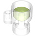 LEGO Transparent Cup mit Transparent Green Drink (68495)