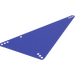 LEGO Transparent Dark Blue Design and Technology Panel,  Large Triangle with &quot;1&quot; (77861)