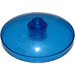 LEGO Transparent Dark Blue Dish 4 x 4 (Solid Stud) (3960 / 30065)