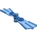 LEGO Transparent Dark Blue Minifig Flippers on Sprue (2599 / 59275)