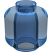 LEGO Transparent Dark Blue Minifigure Head (Safety Stud) (3626 / 88475)