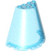 LEGO Transparent Dark Blue Opal Cone 8 x 4 x 6 Half (47543 / 48310)