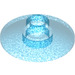 LEGO Opale Bleu Foncé Transparente Dish 2 x 2 (35395)