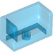 LEGO Bleu foncé transparent Panneau 1 x 2 x 1 avec Closed Coins (23969 / 35391)