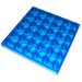 LEGO Transparent Dark Blue Plate 6 x 6 (3958)