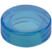 LEGO Transparent Dark Blue Tile 1 x 1 Round (35381 / 98138)